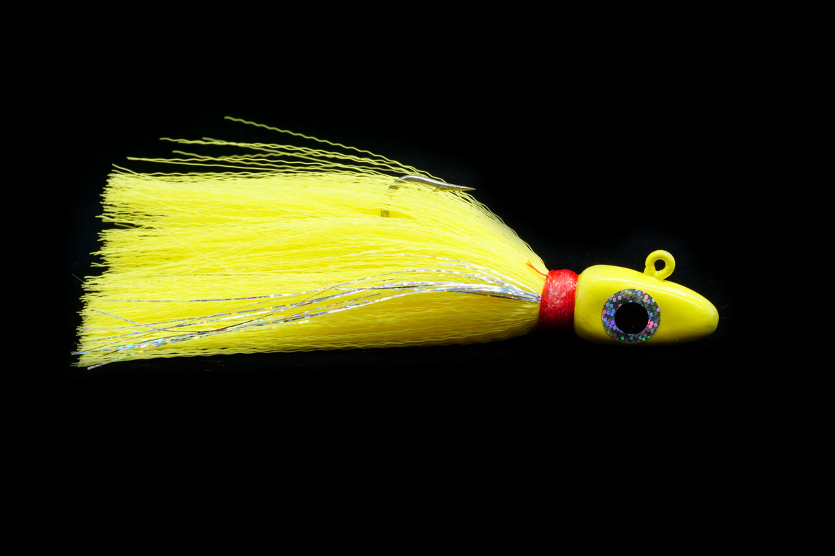 yellow arrowhead lure, gulfstream lures, saltwater lures, fishing jigs, grouper lures, snapper lures, amberjack lures, cobia lures, kingfish lures, saltwater jigs, arrowhead jig, bottom lures, bottom jigs,