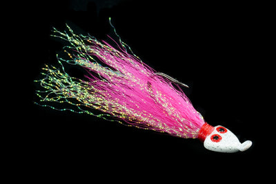 white and pink flats jig, gulfstream lures, best flats jig, flats jig, permit jig, permit lure, bonefish jig, bonefish lure, classic lures