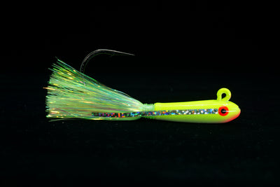 Chartreuse Green Flash Minnow Lure, Gulfstream Lures, Spanish mackerel lures, ladyfish lures, snapper lures, dolphin lures, best baitfish lures, blue runner lures, best baitfish lures