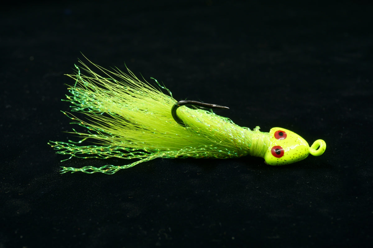 chartreuse flats jig, gulfstream lures, best flats jig, flats jig, permit jig, permit lure, bonefish jig, bonefish lure, classic lures