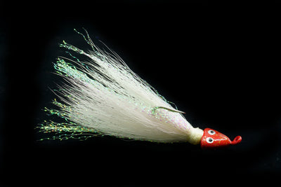 red and white flats jig, gulfstream lures, best flats jig, flats jig, permit jig, permit lure, bonefish jig, bonefish lure, classic lures