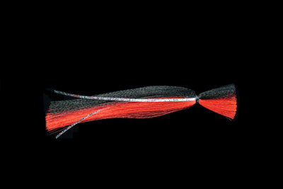Red and Black Trolling Witch. These Gulfstream Lures are made with high quality nylon streamers. These trolling streamers are the perfect compliment to rig with ballyhoo, belly strips, squid, etc. used as sailfish lures, dolphin lures, tuna lures, wahoo lures, and kingfish lures. Trolling Lures and Trolling Streamers. Trolling Skirts and Trolling Rigs. Trolling for dolphin, trolling for wahoo.