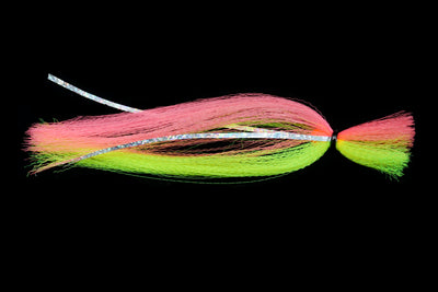 Pink and Chartreuse Trolling Witch. These Gulfstream Lures are made with high quality nylon streamers. These trolling streamers are the perfect compliment to rig with ballyhoo, belly strips, squid, etc. used as sailfish lures, dolphin lures, tuna lures, wahoo lures, and kingfish lures. Trolling Lures and Trolling Streamers. Trolling Skirts and Trolling Rigs. Trolling for dolphin, trolling for wahoo.