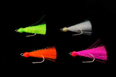 Collection of High Jinx Teasers in assorted colors, gulfstream lures, bait lures, ladyfish lures, blue runner lures, yellow snapper lures, goggle eye lures