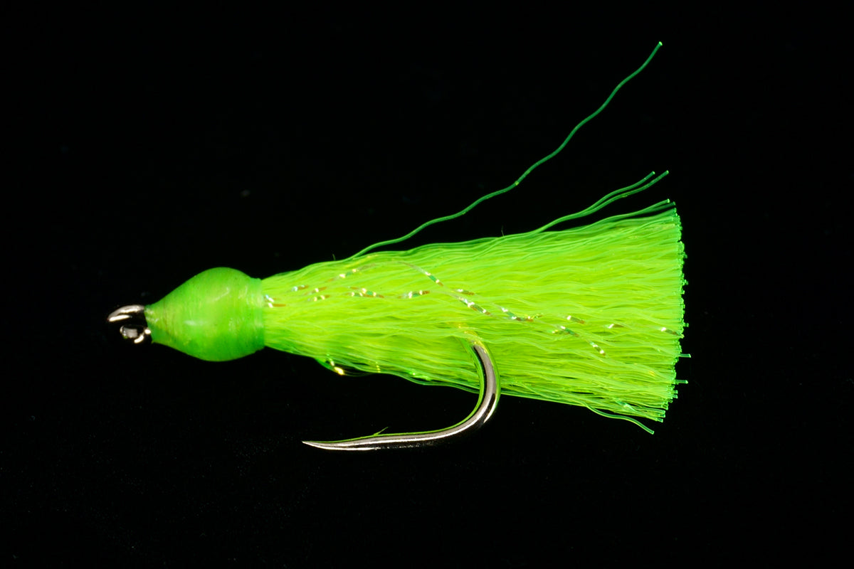 Chartreuse High Jinx Teasers, gulfstream lures, bait lures, ladyfish lures, blue runner lures, yellow snapper lures, goggle eye lures, salt water lures